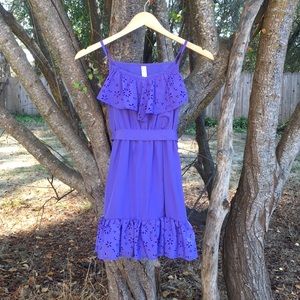Adorable purple dress!